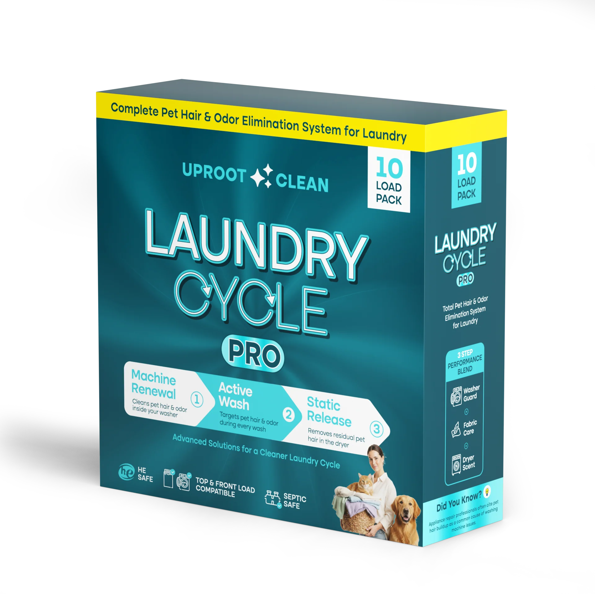 Uproot Laundry Cycle Pro - Pet Hair & Odor Elimination Laundry Kit - Image 6