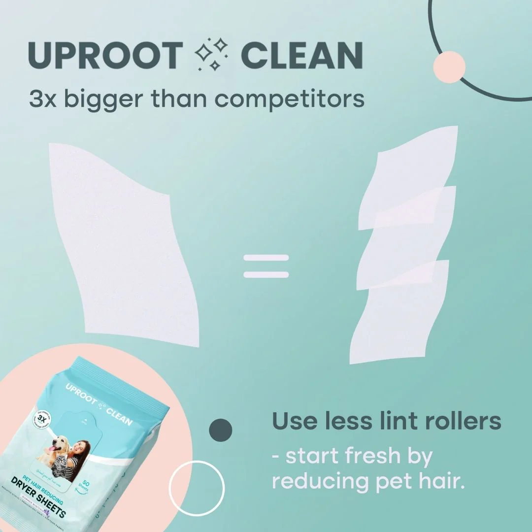 Uproot Dryer Sheets for Pet Owners - Summer Wisteria - Image 4